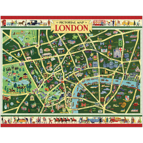 London Map Puzzle - Cavallini