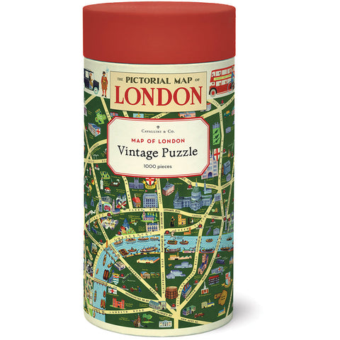 London Map Puzzle - Cavallini