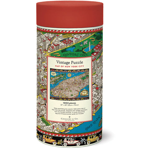 New York City Map Puzzle - Cavallini