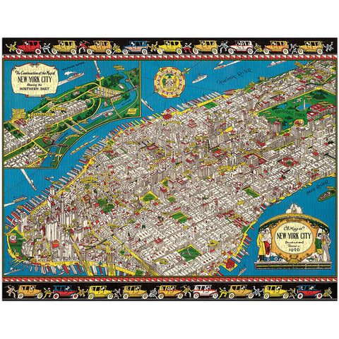 New York City Map Puzzle - Cavallini