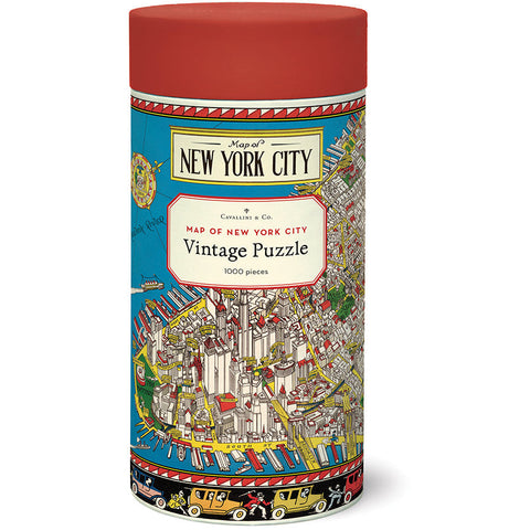 New York City Map Puzzle - Cavallini