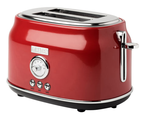 Haden Stainless Steel Retro Toaster & 1.7 Liter Stainless Steel Electric Kettle