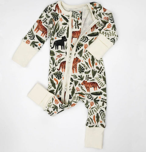 Organic Cotton Baby Tiger PJs, 6-9M