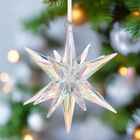 Iridescent Star Ornament