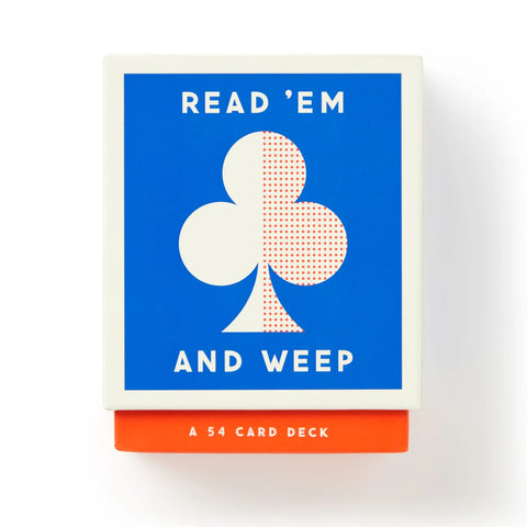 Read 'Em And Weep Playing Card Set - Brass Monkey