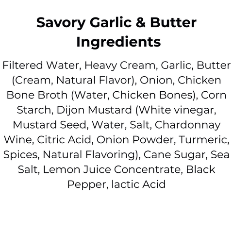 Savory Garlic & Butter Gourmet Sauce