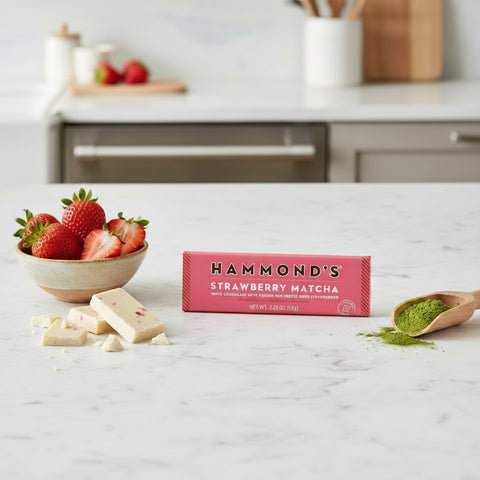 Hammond's Chocolate Bar - Strawberry Matcha
