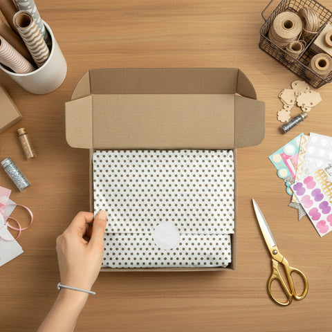 Special Occasions Tissue Paper - Gold Dots