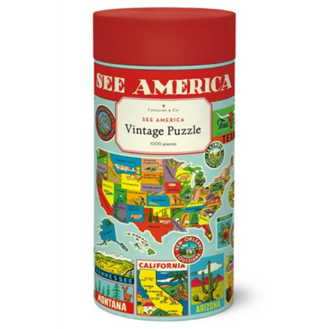 See America Puzzle - Cavallini