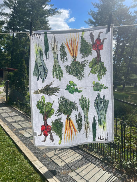 vegetable, 18 x 24 inches kitchen towel