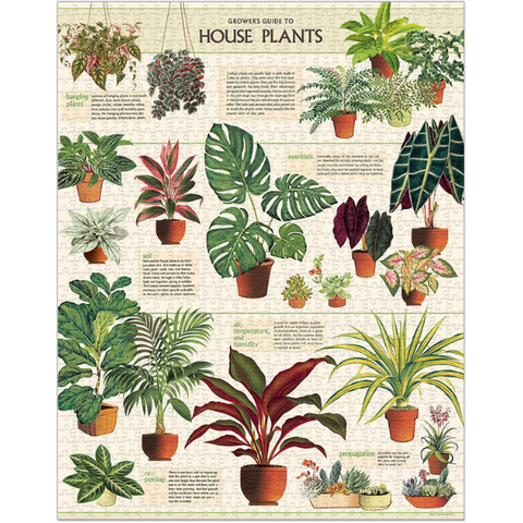 cavallini house plants puzzle House Plants Puzzle