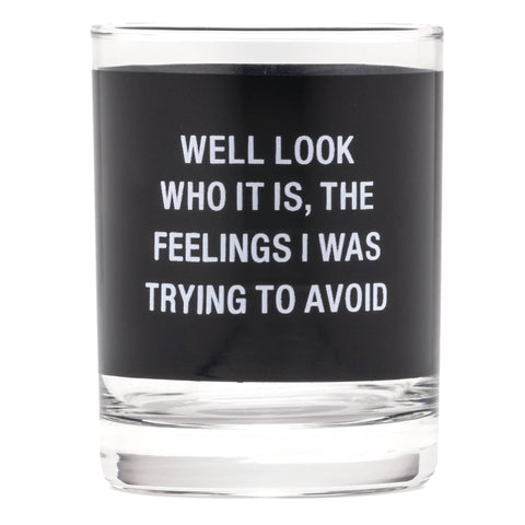 Feelings Rocks Glass