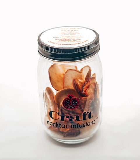 Crisp White Sangria  Infusion Jar, 16oz