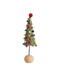 Merry & Bright Felt Tree With Pom Poms